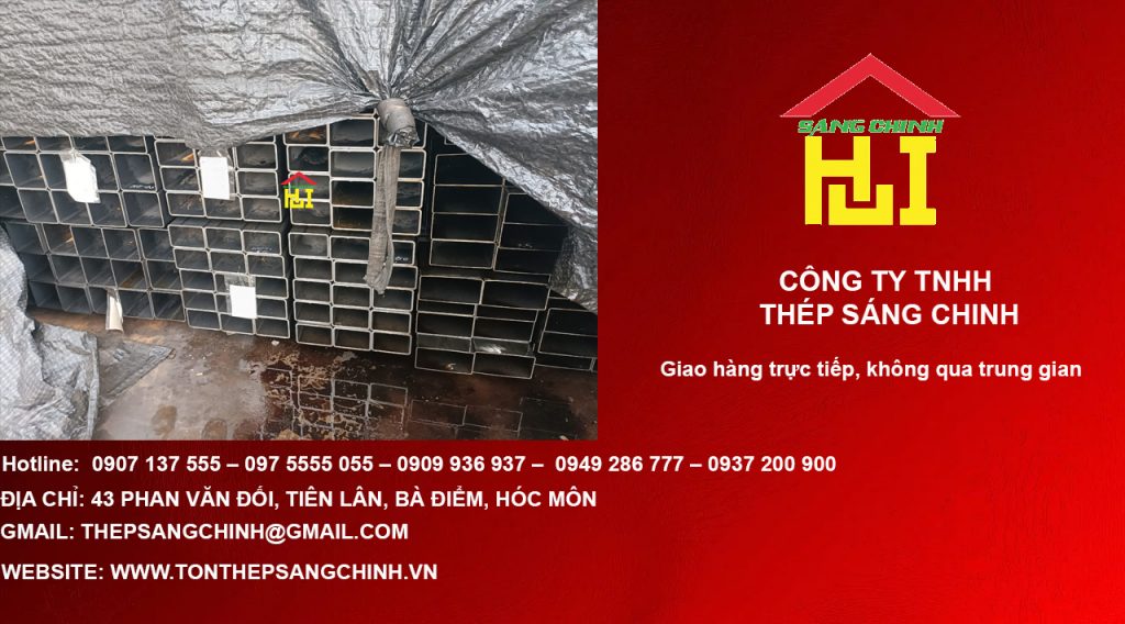 Thép Hộp 40x100, Sắt Hộp 40x100 đen, Mạ Kẽm Mới Nhất