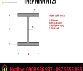 Thép Hình H125