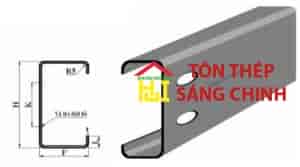 Quy cách xà gồ C