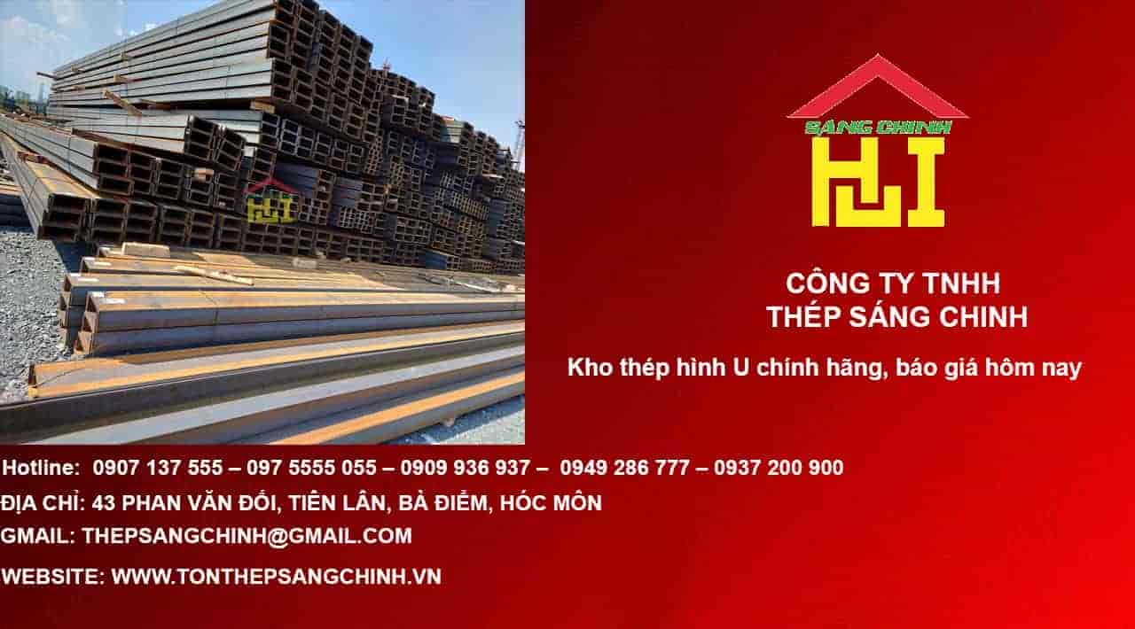 Bang Bao Gia Thep Hinh U160X62