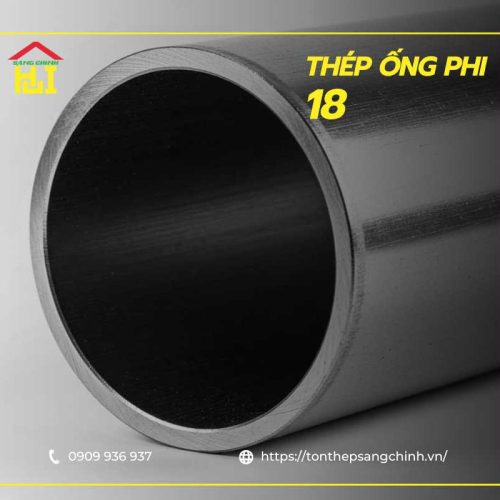 thép ống phi 18