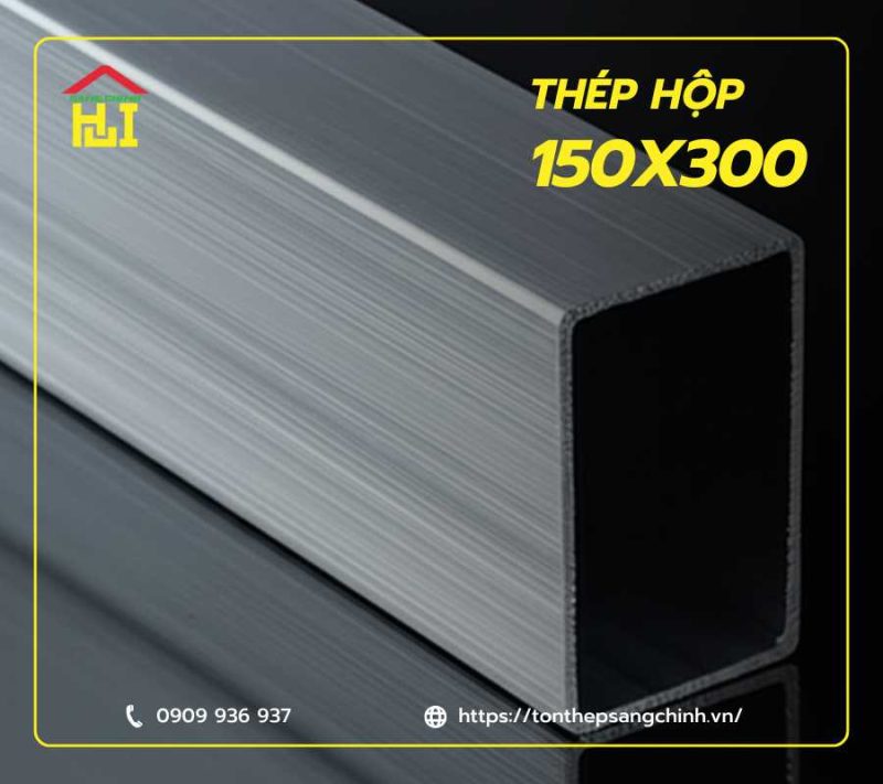 Thép hộp 150x300