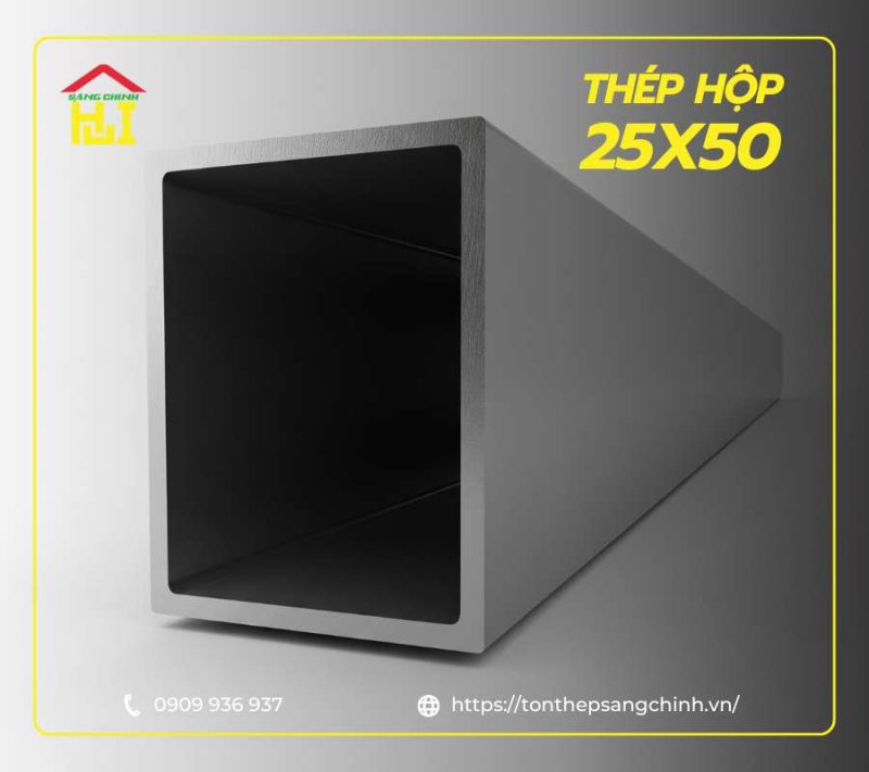 thép hộp 25x50