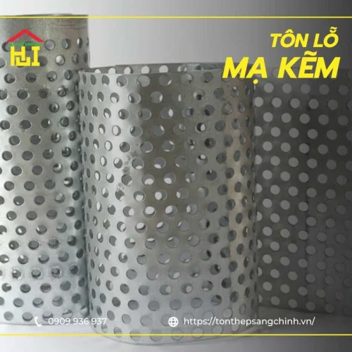 Tôn lỗ mạ kẽm 3 - 10mm đầy đủ size - Báo giá mới nhất 2026