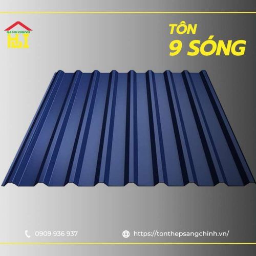 Tôn 9 sóng