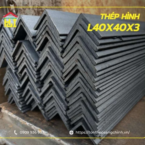 Thép hình L40x40x3 (thép góc đều): Thông số, bảng giá và ứng dụng