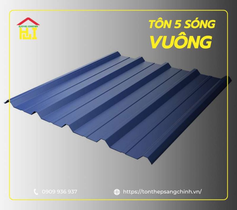 Tôn 5 sóng vuông