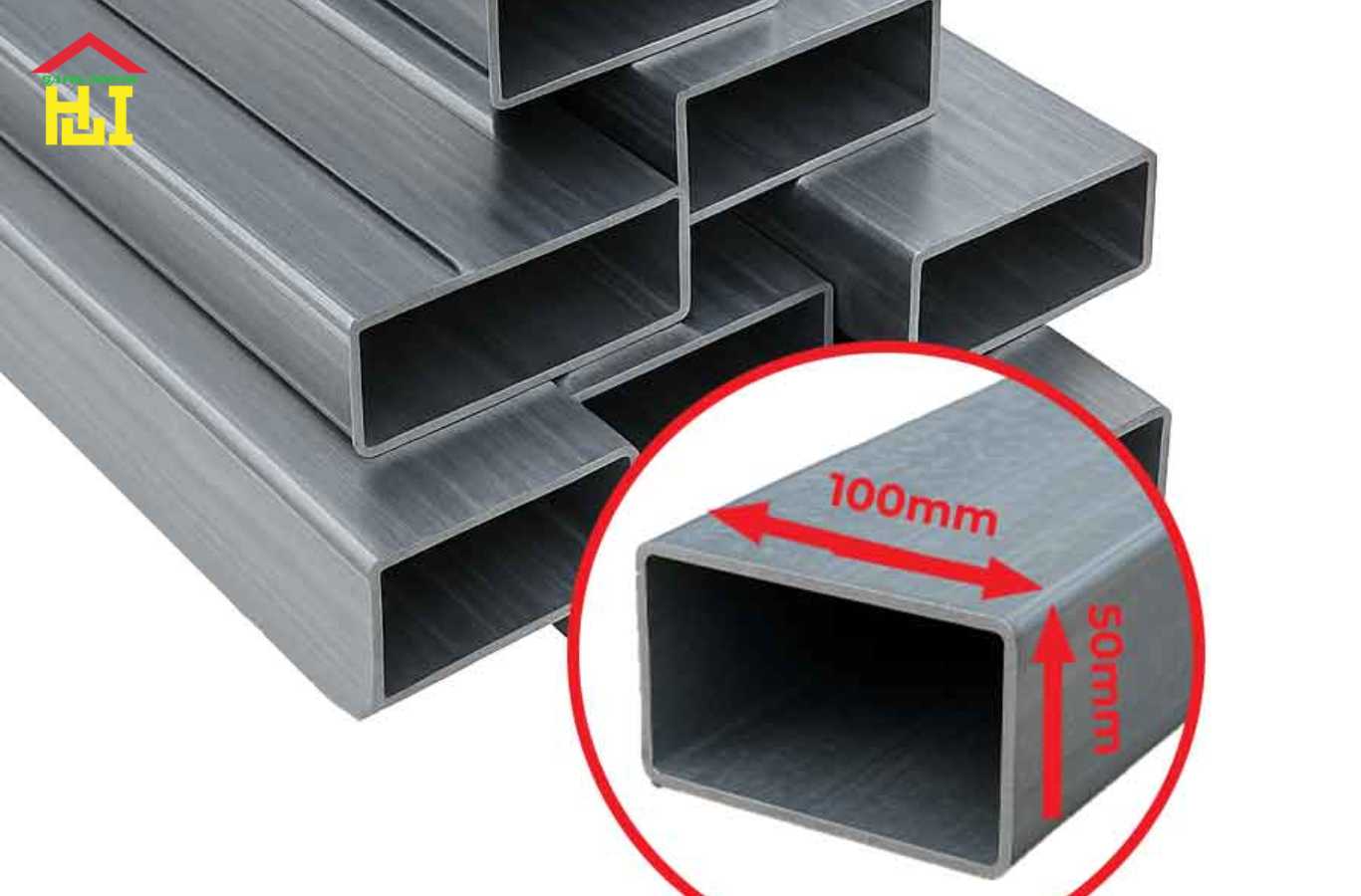 Quy cách thép hộp chữ nhật 50x100 tiêu chuẩn