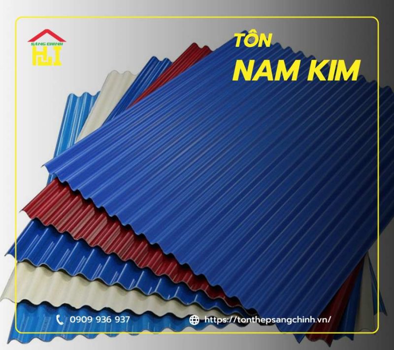 Bảng giá tôn Nam Kim cập nhật mới nhất ngày hôm nay