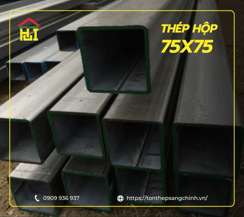 Thép Hộp 75x75 – Bảng tra kích thước, trọng lượng và Báo giá