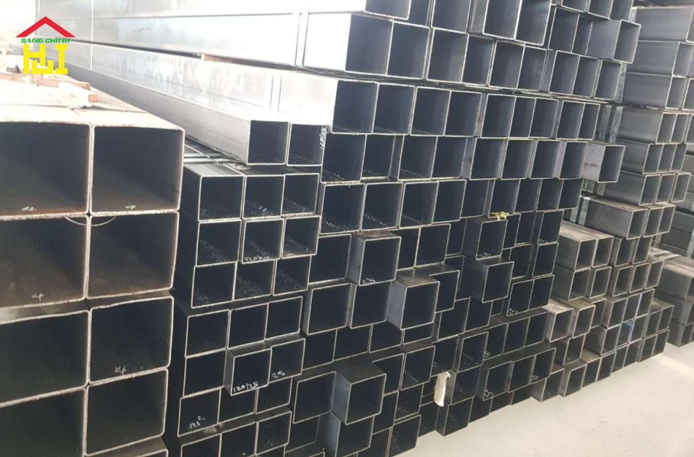 Quy cách và trọng lượng thép hộp 125x125