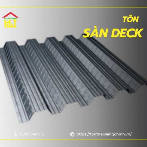 Giá tôn sàn deck 0.58mm, 0.75mm, 0.95mm | Tôn Thép Sáng Chinh