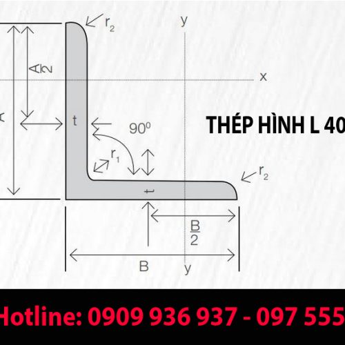 Thép Hình L 40x40x3