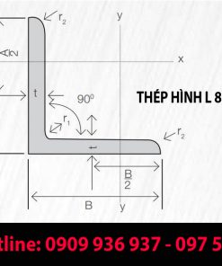 Thép Hình L 80x80x6,7,8