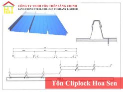 Tôn Cliplock Hoa Sen