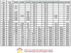  Thép Ống Đúc Phi 21, Phi 27, Phi 34, DN15, DN20, DN25 API 5L GR.B