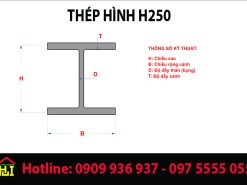 Thép Hình H250