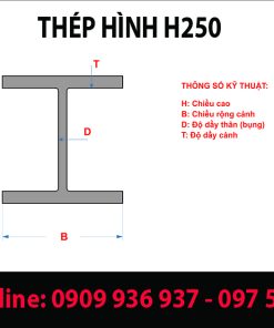 Thép Hình H250