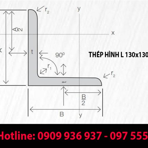 Thép Hình L 130x130x10,12