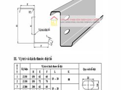 Xà gồ Z100, Z150, Z175, Z200