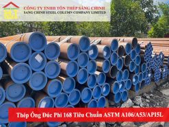 Thép Ống Đúc Phi 168 Tiêu Chuẩn ASTM A106/A53/API5L