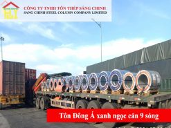 Giá tôn Đông Á xanh ngọc cán 9 sóng