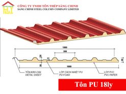 Giá tôn PU 18ly