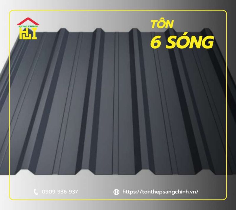 Tôn 6 sóng