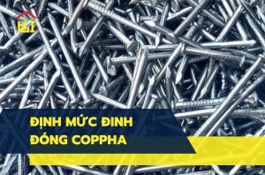 Định mức đinh đóng coppha tiêu chuẩn