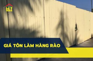 Giá tôn làm hàng rào