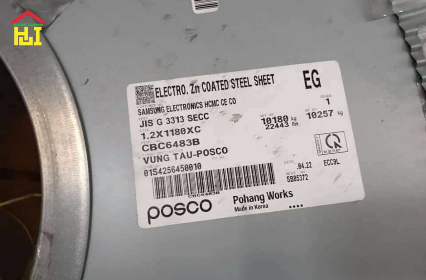 Thép tấm Posco Vina