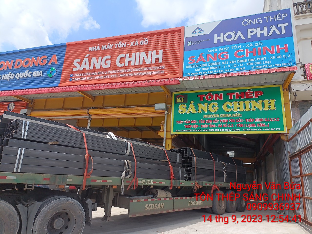 Hình ảnh thép hộp đen tại Tôn Thép Sáng Chinh