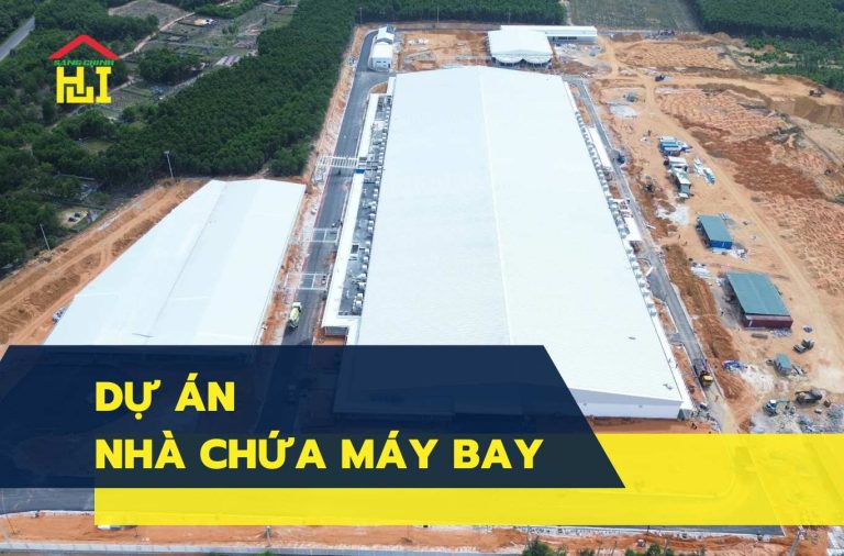 Cung cấp vật tư cho dự án nhà chứa máy bay tại Philippines - Tôn Thép Sáng Chinh