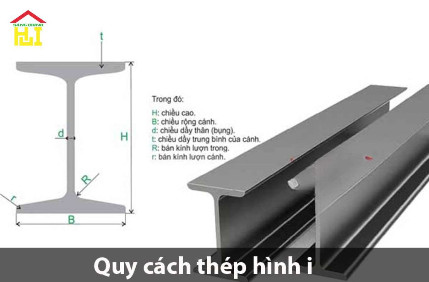 Thép hình I400 là loại thép có mặt cắt dạng chữ I, với chiều cao thân 400mm.