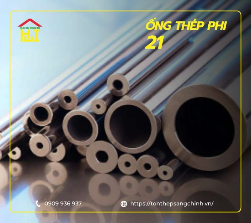 thép ống phi 21