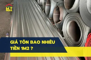 Giá tôn bao nhiêu tiền 1m2 hiện nay? Cập nhật giá mới nhất 2026