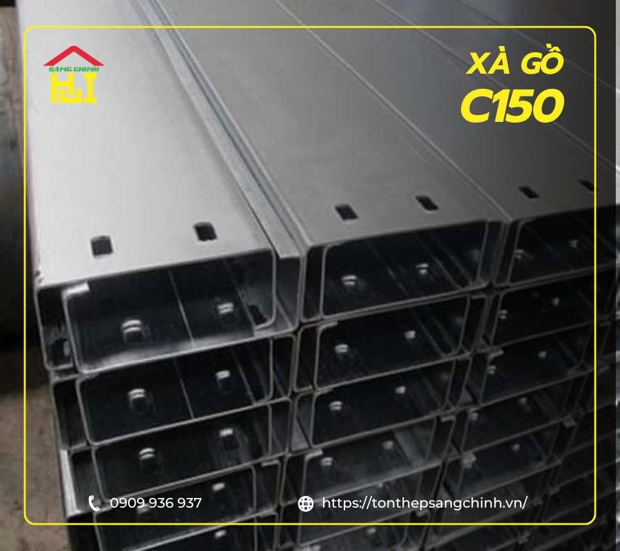 xa-go-c150 Bảng giá xà gồ C150 đen, mạ kẽm mới nhất 2026