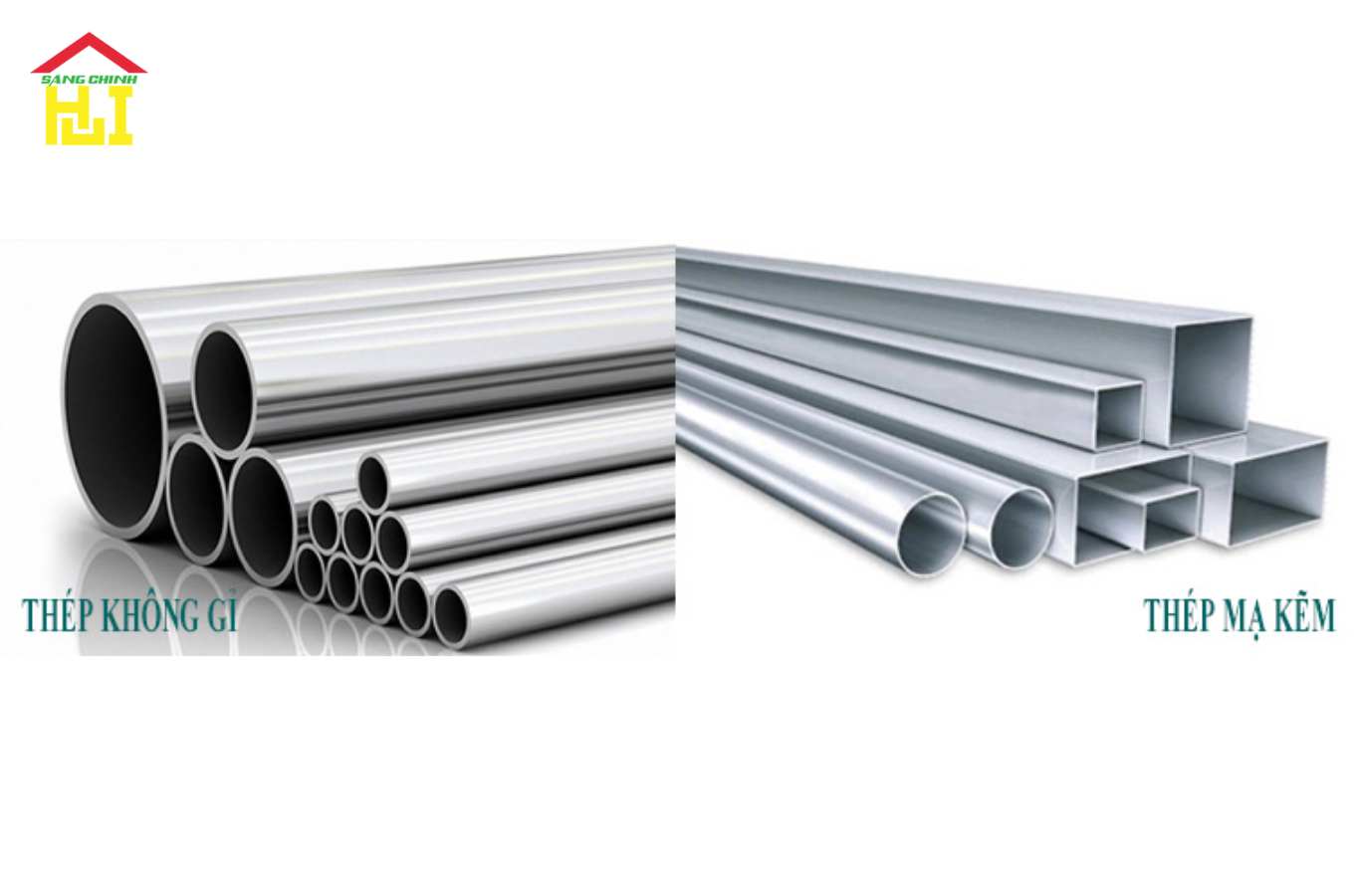 So sánh thép mạ kẽm và thép không gỉ (Inox)