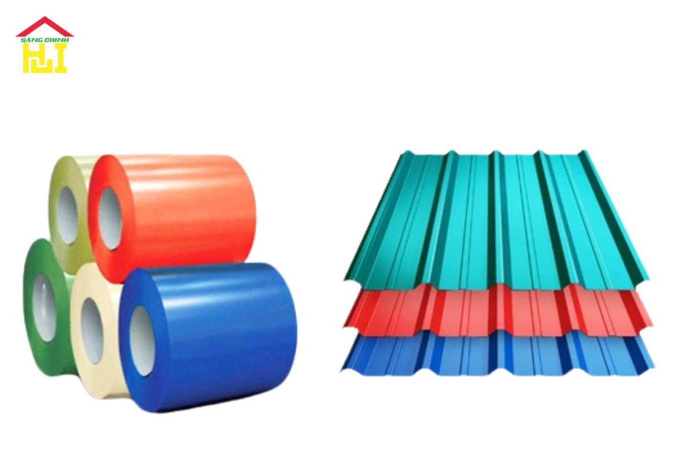 Hình ảnh thực tế các màu tôn Nam Kim