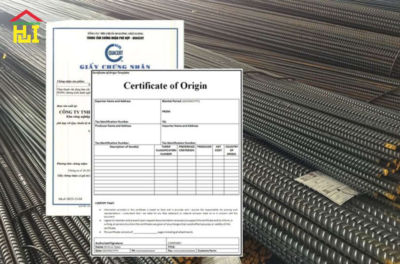 Chứng nhận CO và CQ giúp đảm bảo chất lượng và nguồn gốc sản phẩm. 