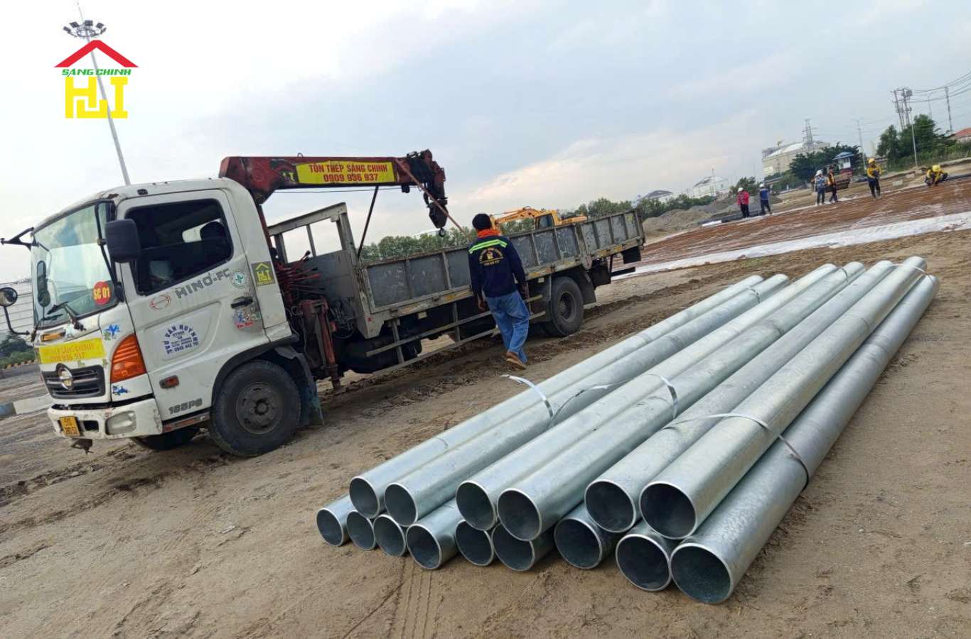 Dự án cung cấp vật tư xây dựng, hệ khung và tôn lợp