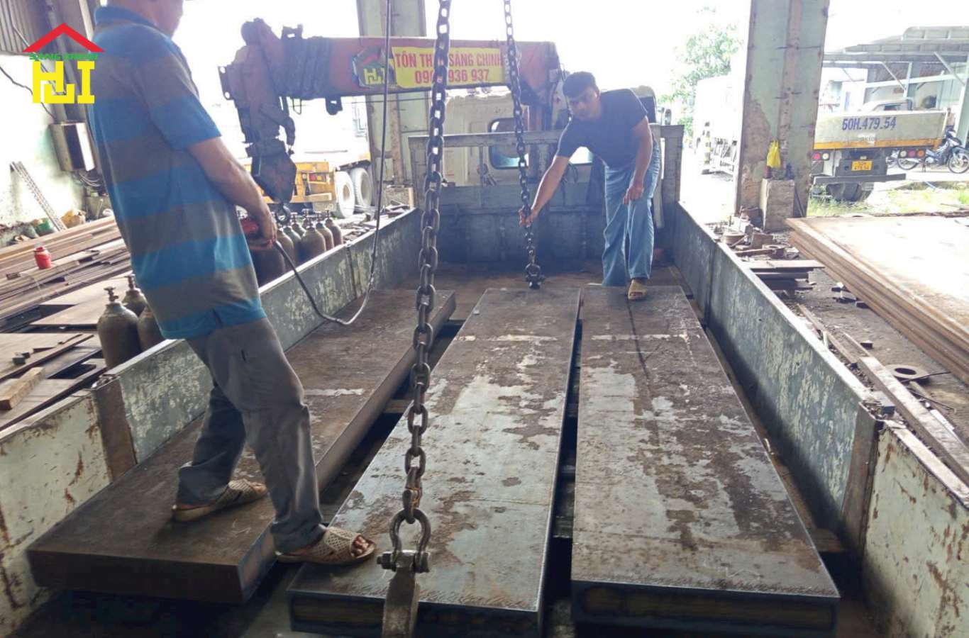 Dự án cung cấp vật tư xây dựng, hệ khung và tôn lợp