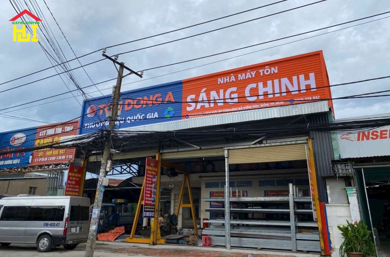 Cửa hàng Tôn Thép Sáng Chinh tại Hóc Môn