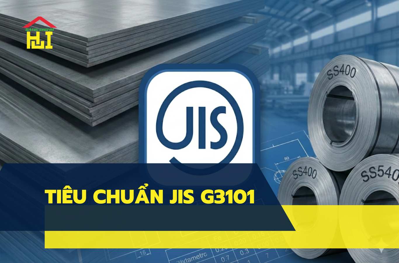 Tiêu chuẩn JIS G3101 cho thép SS400 của Nhật Bản