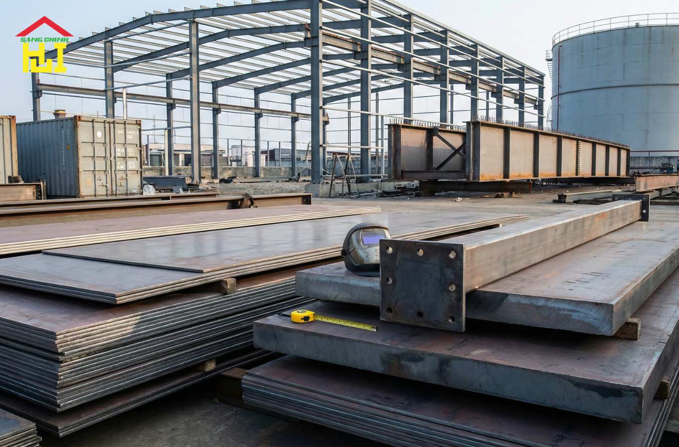 Thép SS400 được ứng dụng rộng rãi trong nhiều lĩnh vực công nghiệp