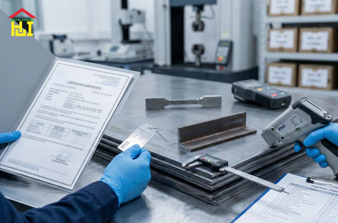 Chứng chỉ và kiểm soát chất lượng thép JIS G3101