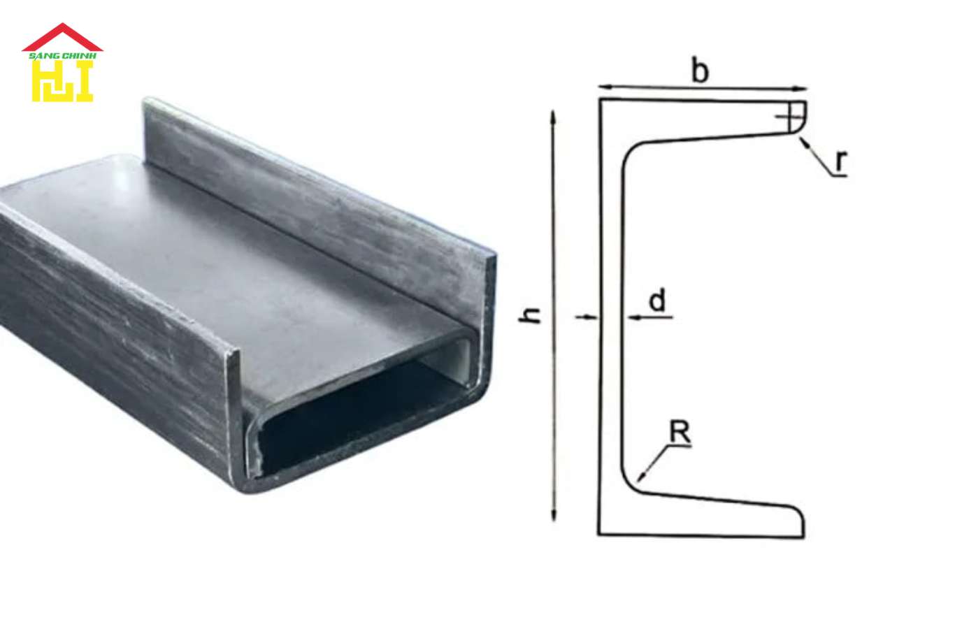 Thông tin kỹ thuật của thép hình U Nhật Bản
