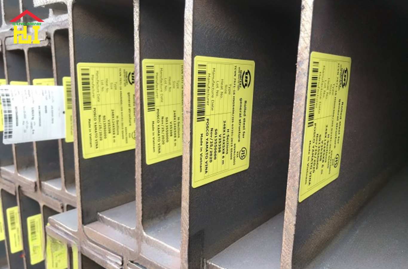 Phân loại thép hình chữ I Posco